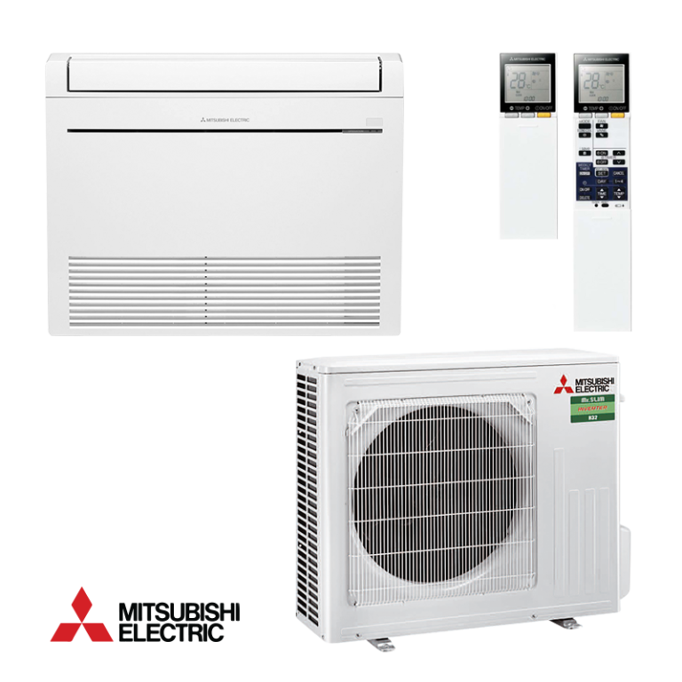 Mitsubishi Compact (R32) DC Inverter Floor Air Conditioner 9000Btu